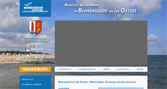 Desktop Screenshot of behrensdorf-ostsee.de